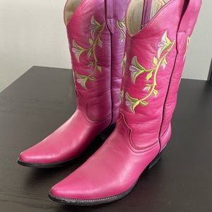 Pink Cowboy Boots